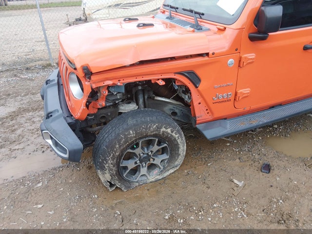2018 Jeep Wrangler Unlimited Sahara 4x4 მანქანა იყიდება აუქციონზე, vin: 1C4HJXEG5JW243977, აუქციონის ნომერი: 45199222