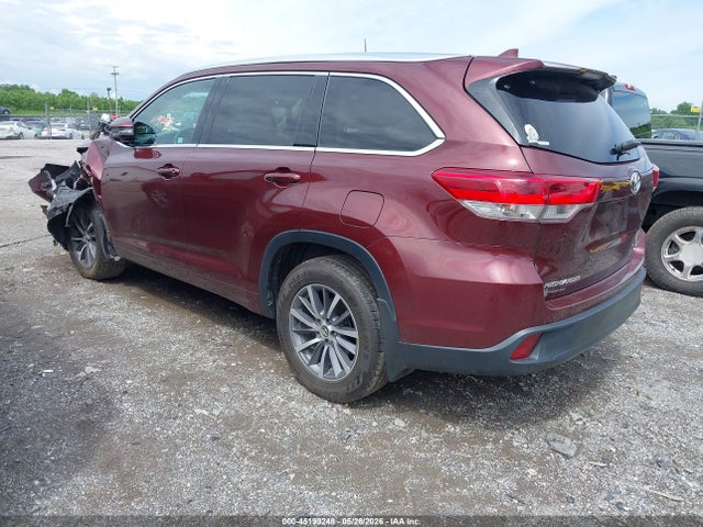 Aukcja sprzedaży 2017 Toyota Highlander Xle, vin: 5TDJZRFH3HS414796, numer aukcji: 45199248