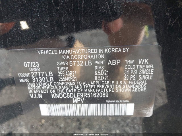 KIA Ev6 Gt 2024 KNDC5DLE9R5162089 Image 9