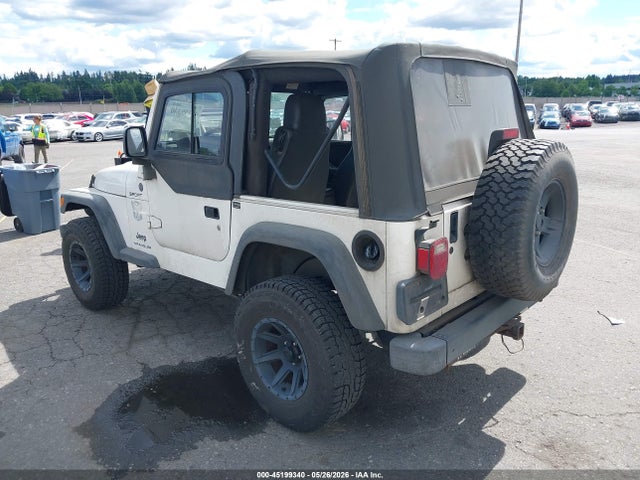 45199340 :رقم المزاد ، 1J4FA49S04P744336 vin ، 2004 Jeep Wrangler Sport مزاد بيع