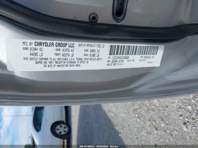 Aukcja sprzedaży 2013 Dodge Dart Sxt, vin: 1C3CDFBA3DD288688, numer aukcji: 45199432