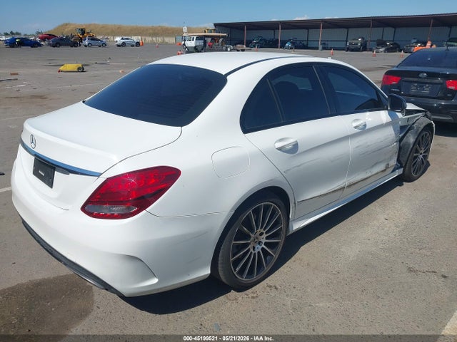 2017 Mercedes-benz C 300 Sport მანქანა იყიდება აუქციონზე, vin: 55SWF4JB4HU220186, აუქციონის ნომერი: 45199521
