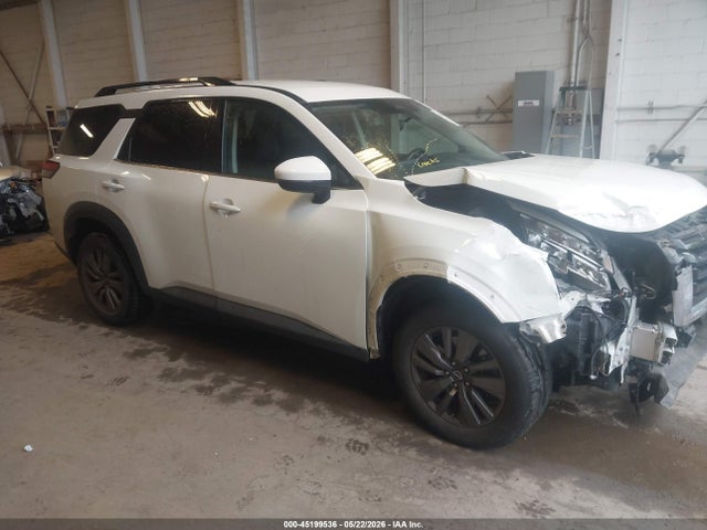 2022 Nissan Pathfinder Sv 4wd მანქანა იყიდება აუქციონზე, vin: 5N1DR3BC4NC214023, აუქციონის ნომერი: 45199536