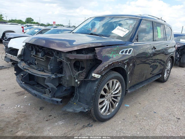 2017 Infiniti Qx80 მანქანა იყიდება აუქციონზე, vin: JN8AZ2NF6H9643192, აუქციონის ნომერი: 45199545