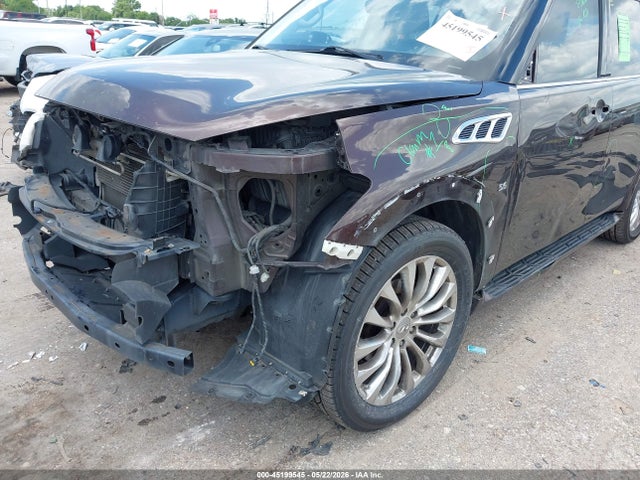 2017 Infiniti Qx80 მანქანა იყიდება აუქციონზე, vin: JN8AZ2NF6H9643192, აუქციონის ნომერი: 45199545