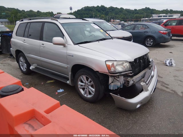 2006 Toyota Highlander Hybrid Limited V6 მანქანა იყიდება აუქციონზე, vin: JTEDW21A560015522, აუქციონის ნომერი: 45199565