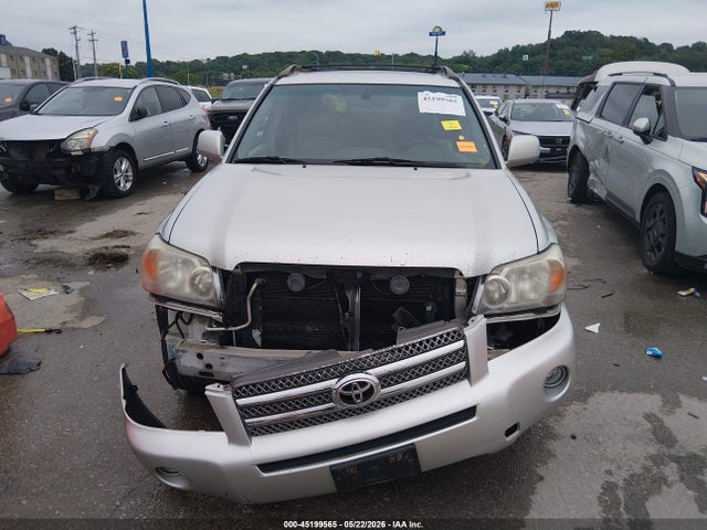 2006 Toyota Highlander Hybrid Limited V6 მანქანა იყიდება აუქციონზე, vin: JTEDW21A560015522, აუქციონის ნომერი: 45199565