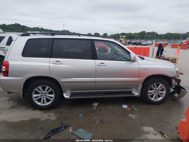 2006 Toyota Highlander Hybrid Limited V6 მანქანა იყიდება აუქციონზე, vin: JTEDW21A560015522, აუქციონის ნომერი: 45199565