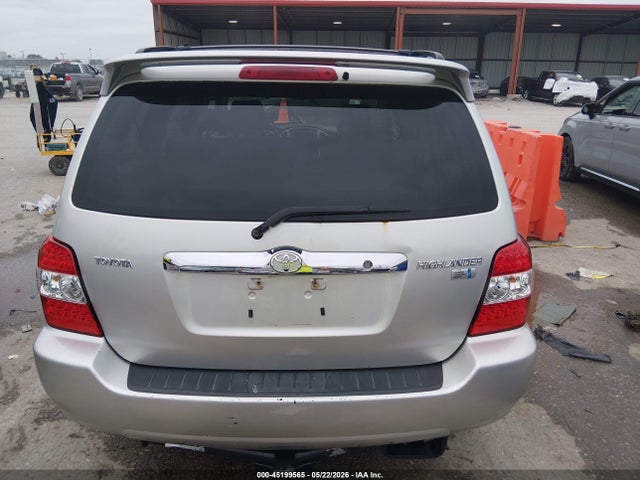 2006 Toyota Highlander Hybrid Limited V6 მანქანა იყიდება აუქციონზე, vin: JTEDW21A560015522, აუქციონის ნომერი: 45199565