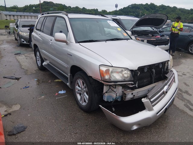 2006 Toyota Highlander Hybrid Limited V6 მანქანა იყიდება აუქციონზე, vin: JTEDW21A560015522, აუქციონის ნომერი: 45199565