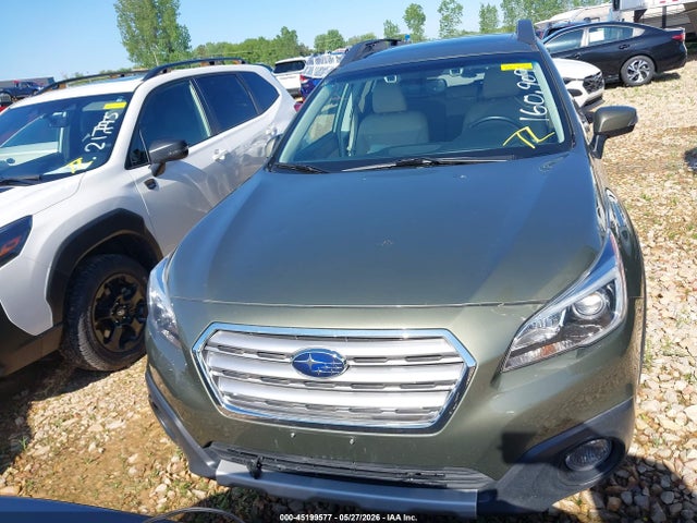 2015 Subaru Outback 2.5i Limited მანქანა იყიდება აუქციონზე, vin: 4S4BSBNC6F3345330, აუქციონის ნომერი: 45199577