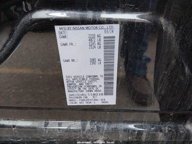 Nissan Leaf Sv Plus 2025 1N4CZ1CV8SC558038 Image 9