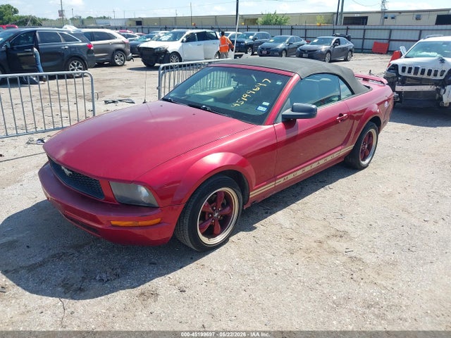 2005 Ford Mustang მანქანა იყიდება აუქციონზე, vin: 1ZVHT84N755249109, აუქციონის ნომერი: 45199697