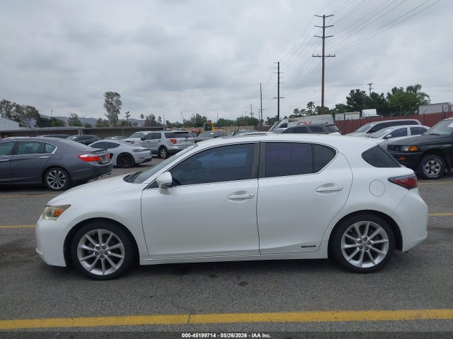 2012 Lexus Ct 200h Premium მანქანა იყიდება აუქციონზე, vin: JTHKD5BH4C2111817, აუქციონის ნომერი: 45199714