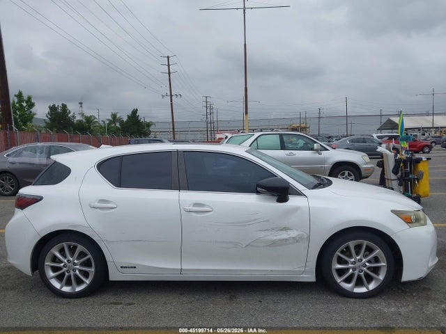 2012 Lexus Ct 200h Premium მანქანა იყიდება აუქციონზე, vin: JTHKD5BH4C2111817, აუქციონის ნომერი: 45199714