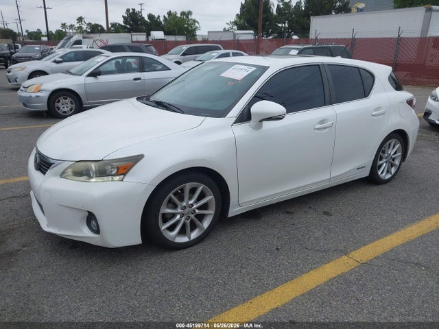 2012 Lexus Ct 200h Premium მანქანა იყიდება აუქციონზე, vin: JTHKD5BH4C2111817, აუქციონის ნომერი: 45199714