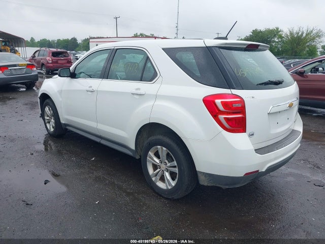 Продаж на аукціоні авто 2016 Chevrolet Equinox Ls, vin: 2GNALBEK5G1153464, номер лоту: 45199743