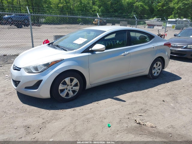 2016 Hyundai Elantra Se მანქანა იყიდება აუქციონზე, vin: 5NPDH4AE1GH702157, აუქციონის ნომერი: 45199776