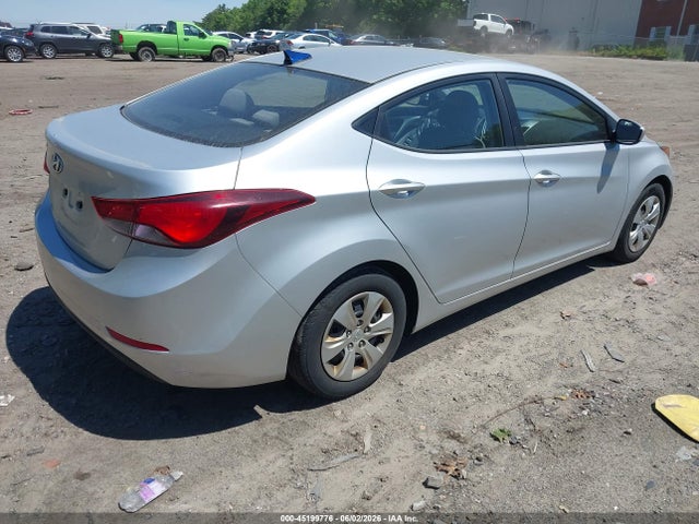 2016 Hyundai Elantra Se მანქანა იყიდება აუქციონზე, vin: 5NPDH4AE1GH702157, აუქციონის ნომერი: 45199776