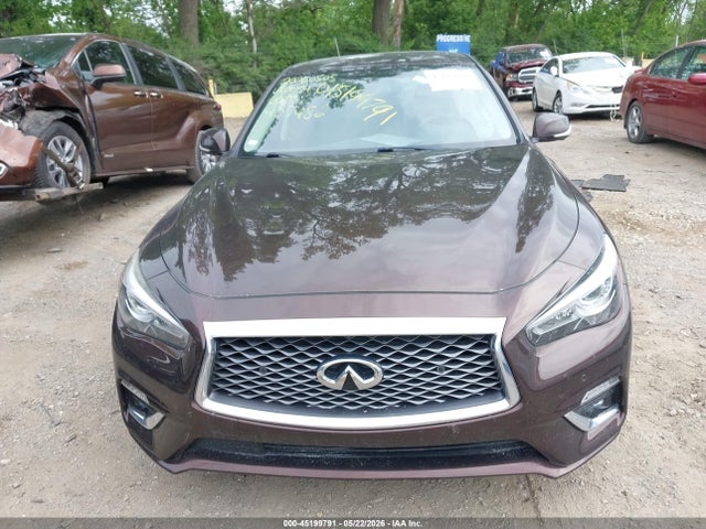 Продажа на аукционе авто 2018 Infiniti Q50 3.0t Luxe, vin: JN1EV7ARXJM437482, номер лота: 45199791