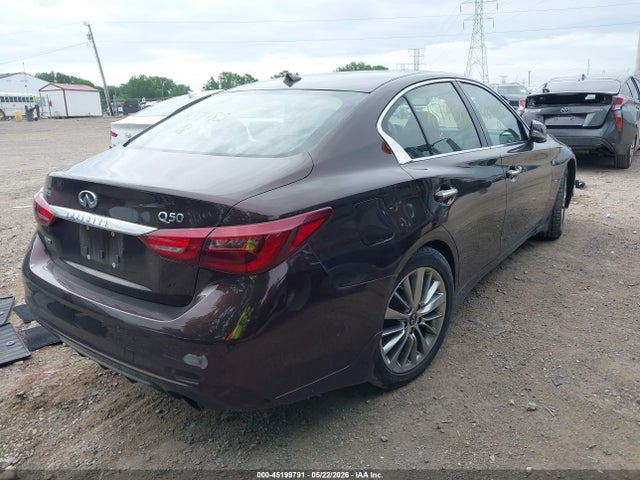 Продажа на аукционе авто 2018 Infiniti Q50 3.0t Luxe, vin: JN1EV7ARXJM437482, номер лота: 45199791
