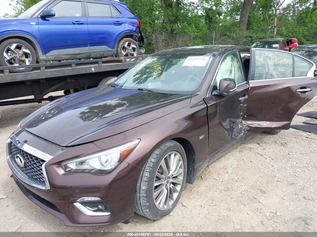 Продажа на аукционе авто 2018 Infiniti Q50 3.0t Luxe, vin: JN1EV7ARXJM437482, номер лота: 45199791