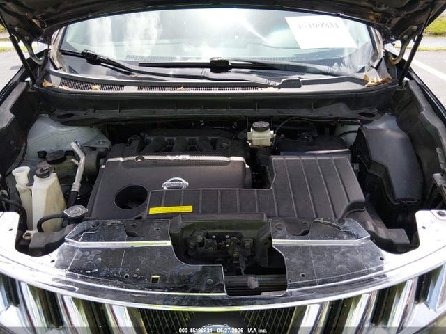 Продажа на аукционе авто 2010 Nissan Murano Sl, vin: JN8AZ1MW7AW125806, номер лота: 45199831