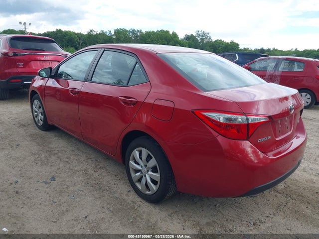 Продаж на аукціоні авто 2016 Toyota Corolla Le, vin: 2T1BURHE3GC745228, номер лоту: 45199967