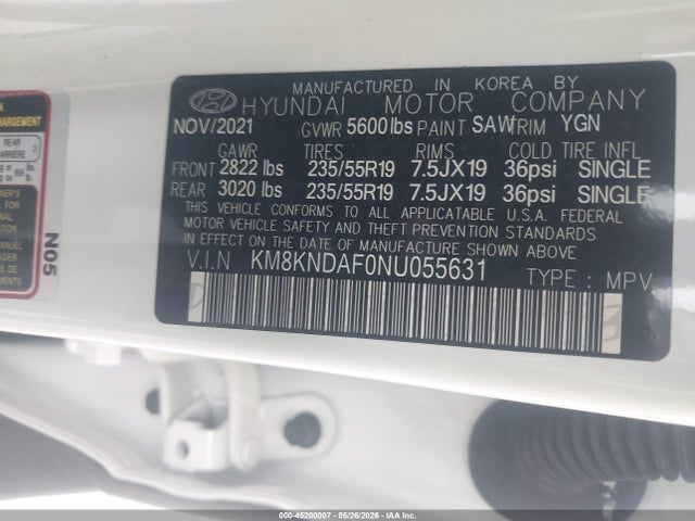 Hyundai Ioniq 5 Sel 2022 KM8KNDAF0NU055631 Image 9