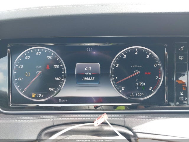 45200026 :رقم المزاد ، WDDUG8FB4GA233524 vin ، 2016 Mercedes-benz S 550 4matic مزاد بيع