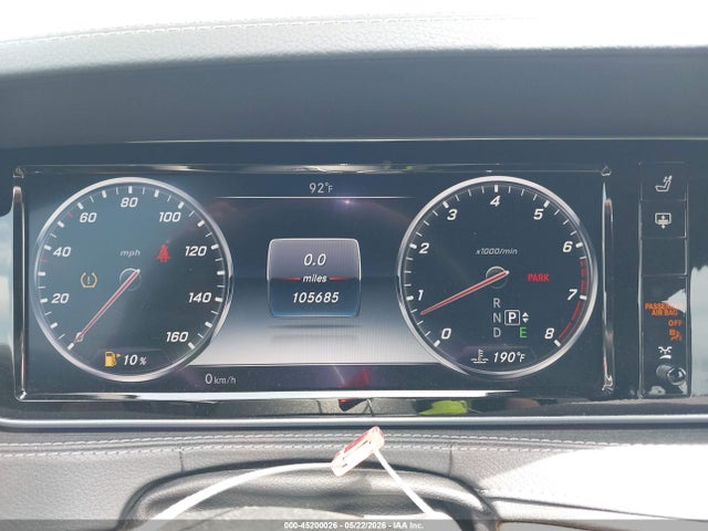 45200026 :رقم المزاد ، WDDUG8FB4GA233524 vin ، 2016 Mercedes-benz S 550 4matic مزاد بيع