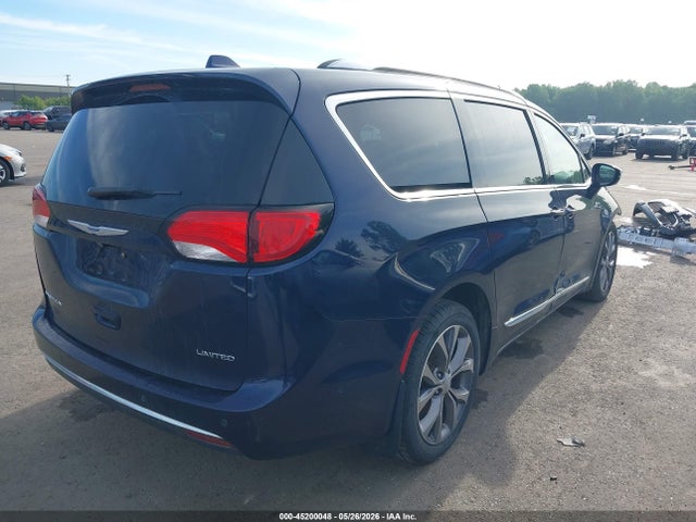 2018 Chrysler Pacifica Limited მანქანა იყიდება აუქციონზე, vin: 2C4RC1GG6JR259803, აუქციონის ნომერი: 45200048