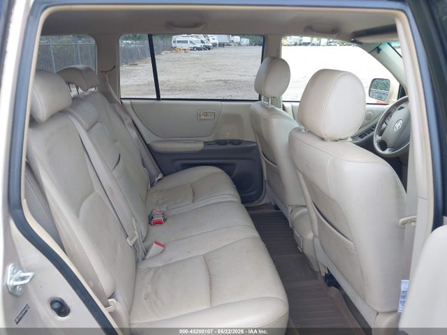 2004 Toyota Highlander მანქანა იყიდება აუქციონზე, vin: JTEGD21A040086367, აუქციონის ნომერი: 45200107