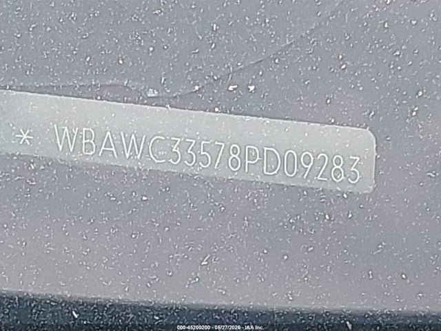 45200200 :رقم المزاد ، WBAWC33578PD09283 vin ، 2008 Bmw 328xi مزاد بيع
