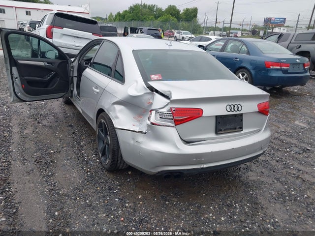 2013 Audi A4 Premium მანქანა იყიდება აუქციონზე, vin: WAUBFAFL4DN038948, აუქციონის ნომერი: 45200203