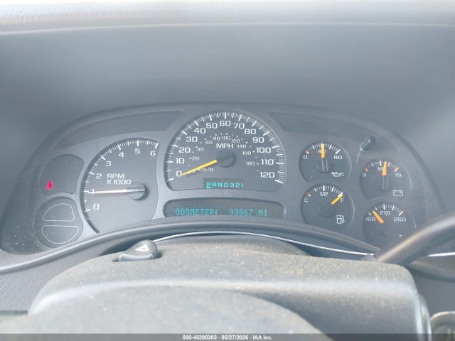 Продаж на аукціоні авто 2003 Chevrolet Silverado 1500 Ls, vin: 2GCEC19T031151106, номер лоту: 45200303