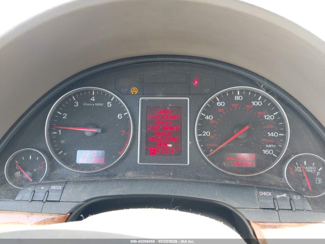 2005 Audi A4 3.0 მანქანა იყიდება აუქციონზე, vin: WAULT68E85A045841, აუქციონის ნომერი: 45200458