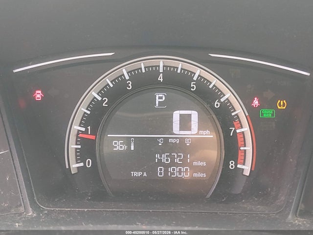 2017 Honda Civic Lx მანქანა იყიდება აუქციონზე, vin: 19XFC2F54HE228666, აუქციონის ნომერი: 45200510