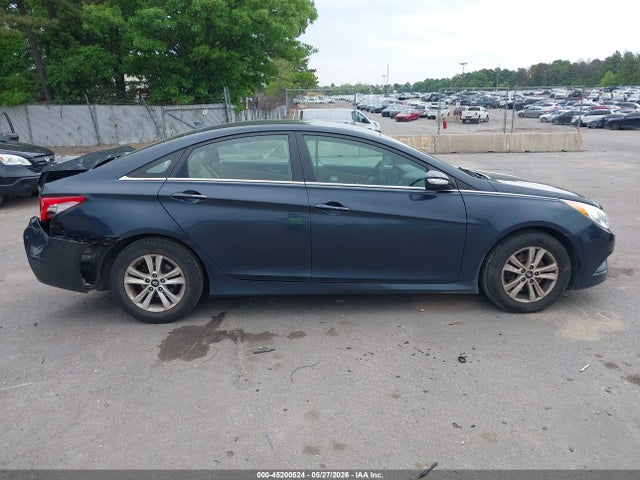 2014 Hyundai Sonata Gls მანქანა იყიდება აუქციონზე, vin: 5NPEB4AC3EH870075, აუქციონის ნომერი: 45200524