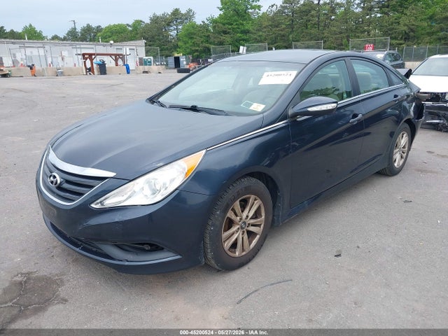 2014 Hyundai Sonata Gls მანქანა იყიდება აუქციონზე, vin: 5NPEB4AC3EH870075, აუქციონის ნომერი: 45200524