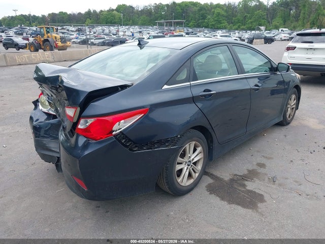 2014 Hyundai Sonata Gls მანქანა იყიდება აუქციონზე, vin: 5NPEB4AC3EH870075, აუქციონის ნომერი: 45200524