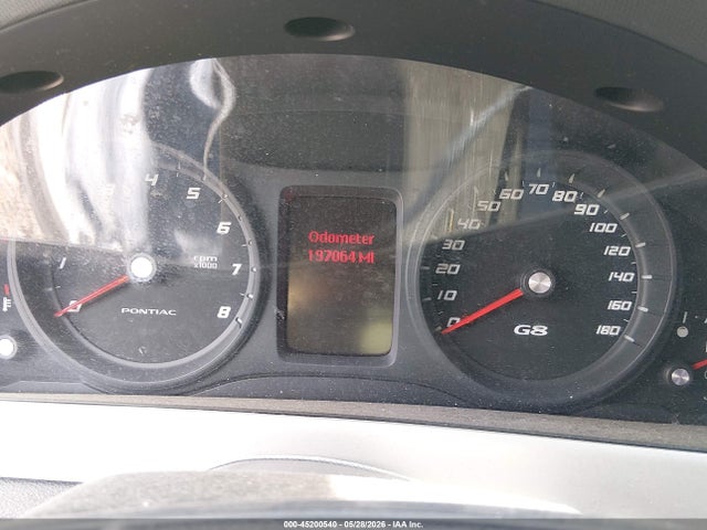 45200540 :رقم المزاد ، 6G2ER57748L150917 vin ، 2008 Pontiac G8 مزاد بيع