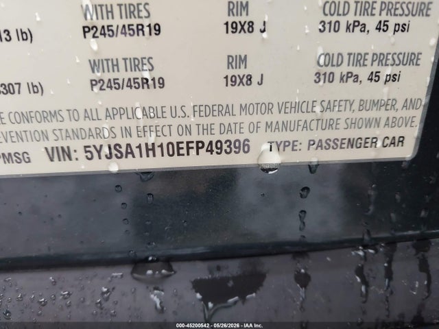 Продаж на аукціоні авто 2014 Tesla Model S P85, vin: 5YJSA1H10EFP49396, номер лоту: 45200542