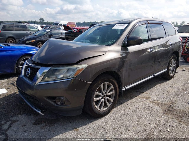 2015 Nissan Pathfinder S მანქანა იყიდება აუქციონზე, vin: 5N1AR2MN0FC609667, აუქციონის ნომერი: 45200631