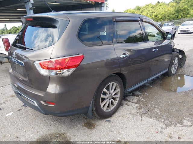 2015 Nissan Pathfinder S მანქანა იყიდება აუქციონზე, vin: 5N1AR2MN0FC609667, აუქციონის ნომერი: 45200631