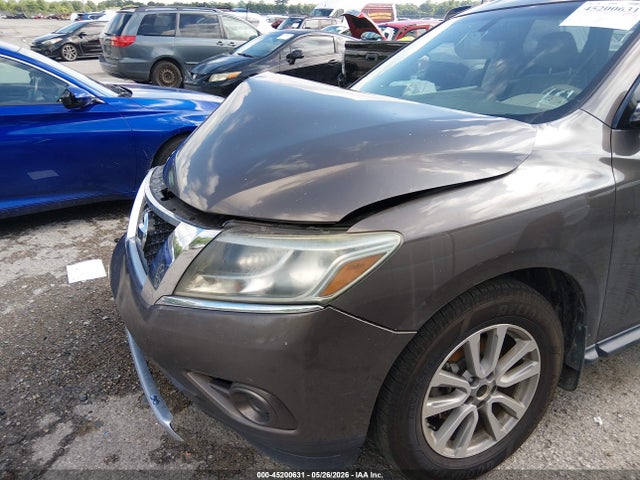 2015 Nissan Pathfinder S მანქანა იყიდება აუქციონზე, vin: 5N1AR2MN0FC609667, აუქციონის ნომერი: 45200631