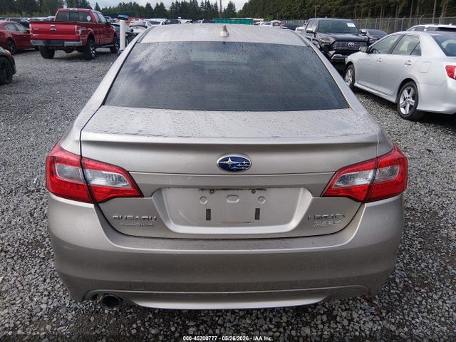 2016 Subaru Legacy 2.5i Limited მანქანა იყიდება აუქციონზე, vin: 4S3BNAN65G3037891, აუქციონის ნომერი: 45200777