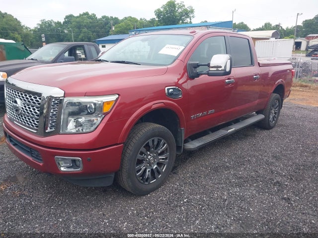 2016 Nissan Titan Xd Platinum Reserve Diesel მანქანა იყიდება აუქციონზე, vin: 1N6BA1F20GN503350, აუქციონის ნომერი: 45200952