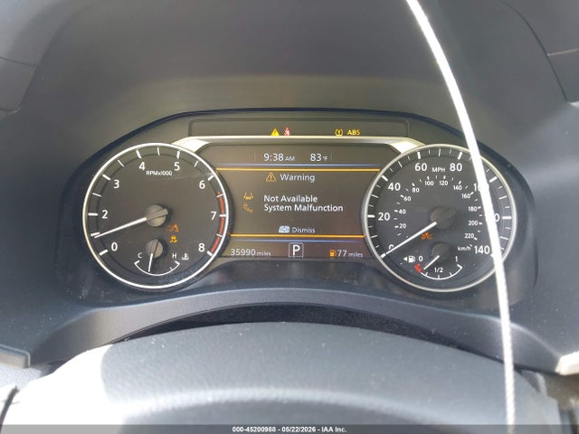 45200988 :رقم المزاد ، 1N4BL4DV6SN394273 vin ، 2025 Nissan Altima Sv Fwd مزاد بيع