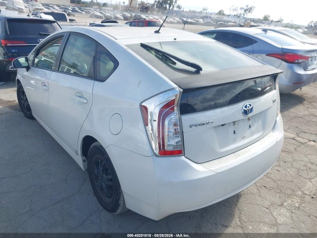 2012 Toyota Prius Two მანქანა იყიდება აუქციონზე, vin: JTDKN3DU8C1492820, აუქციონის ნომერი: 45201018